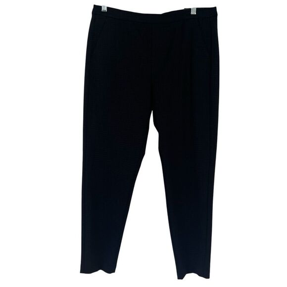 Liverpool Knit Trouser Pants Womens 8/29 Pull On Straight Leg Textured Ankle - Picture 1 of 6